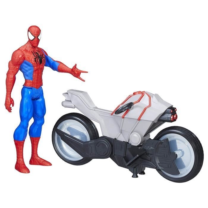 SPIDERMAN - Titan avec v?�hicule SPIDERMAN - Cdiscount Jeux - Jouets