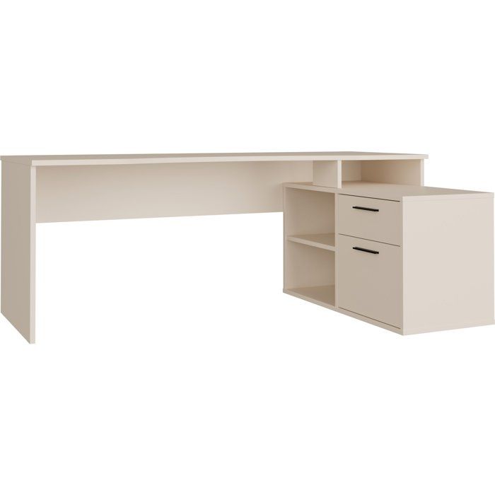 Bureau dangle - TEZAUR - Beige - 200 x 1218 x 757 cm
