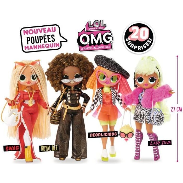 Poupée-mannequin LOL Surprise OMG Fierce, Royal Bee