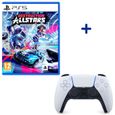 Pack PlayStation : Manette DualSense Blanche White + Destruction AllStars-0