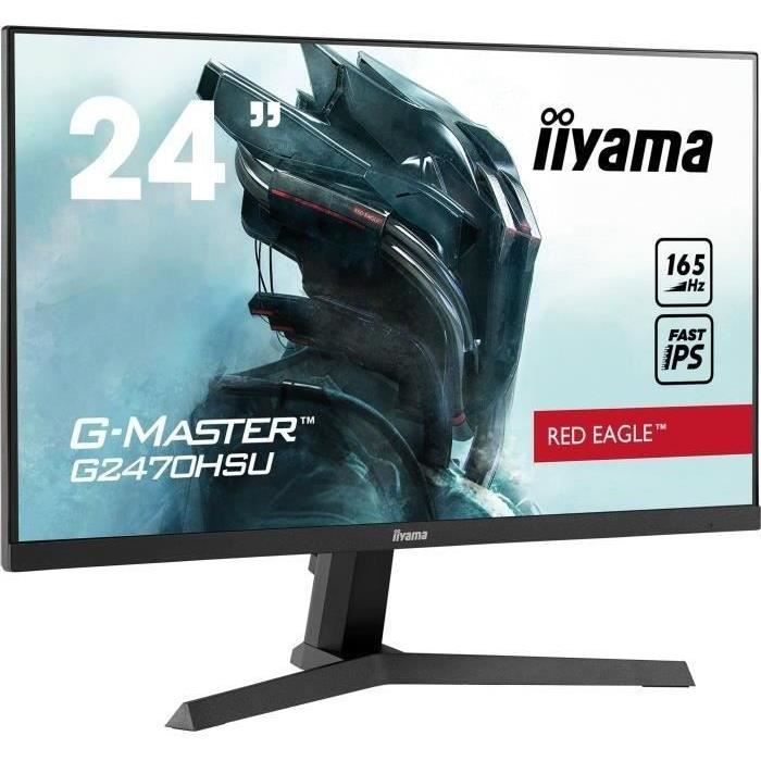 Ecran PC Gamer - IIYAMA G-Master Red Eagle G2470HSU-B1 - 23,8\