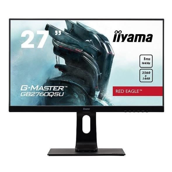 Vente Ecran PC Ecran PC - IIYAMA G-Master Red Eagle GB2760QSU-B1 - 27" WQHD - Dalle TN - 1ms - 144Hz - DVI-D/DisplayPort/HDMI pas cher Vente Ecran PC Ecran PC - IIYAMA G-Master Red Eagle GB2760QSU-B1 - 27" WQHD - Dalle TN - 1ms - 144Hz - DVI-D/DisplayPort/HDMI pas cher