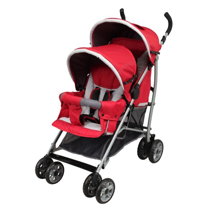 BAMBISOL Poussette Double canne Rubis - Cdiscount Puériculture & Eveil bébé