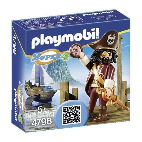 playmobil super 4 pirate ship