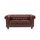 CANAPÉ - SOFA - DIVAN EDGAR Canapé Chesterfield droit fixe 2 places - PU CANAPÉ - SOFA - DIVAN EDGAR Canapé Chesterfield droit fixe 2 places - PU