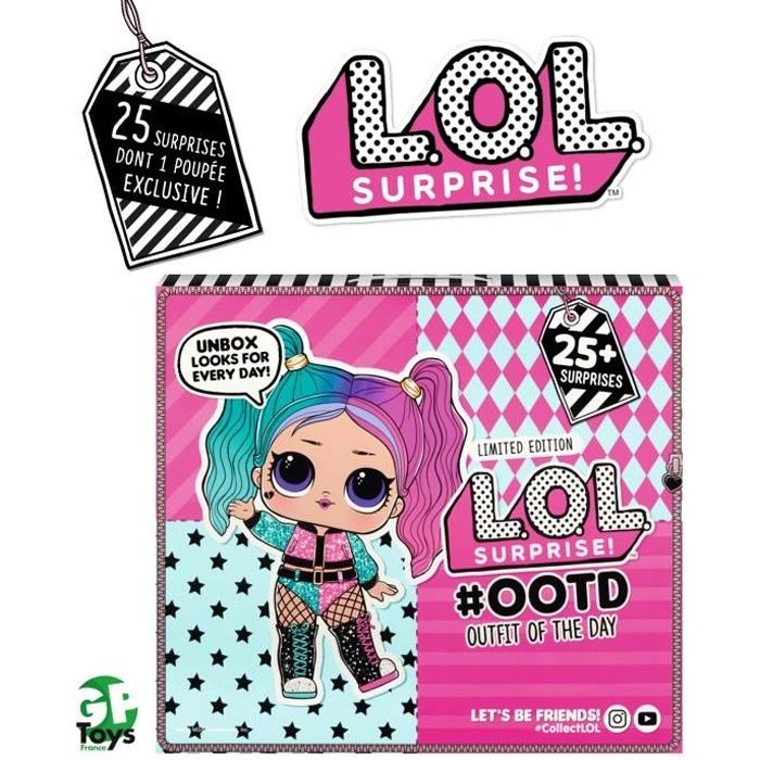 Calendrier De L Avent Lol Surprise 2023 L.o.l. Surprise - Calendrier De L'avent - Cdiscount Jeux - Jouets
