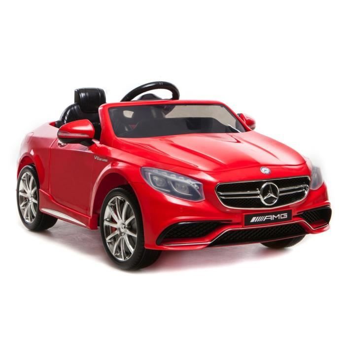 MERCEDES S63 Voiture Electrique Enfant - Rouge - Cdiscount Jeux - Jouets