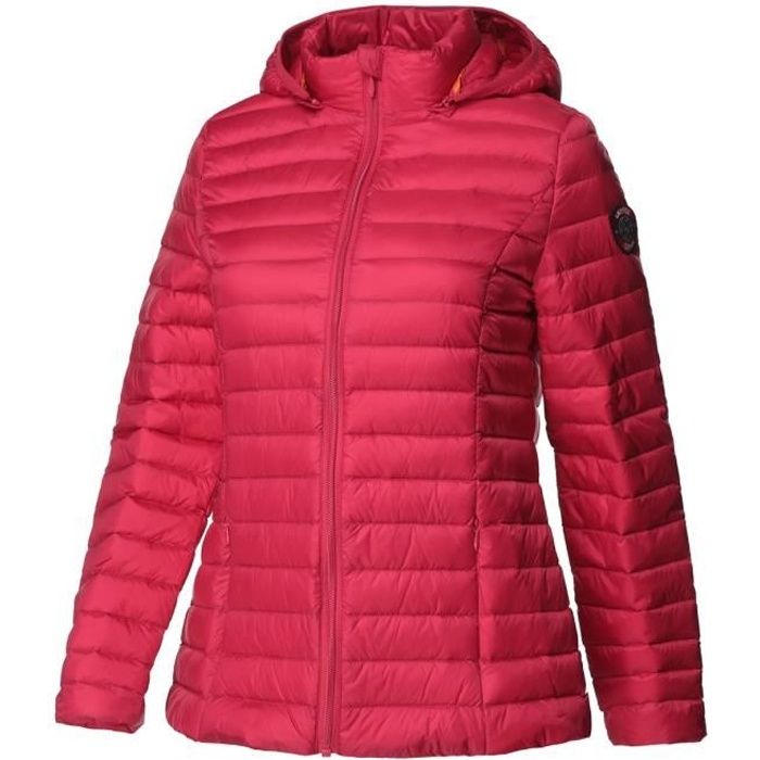 doudoune adidas rouge femme