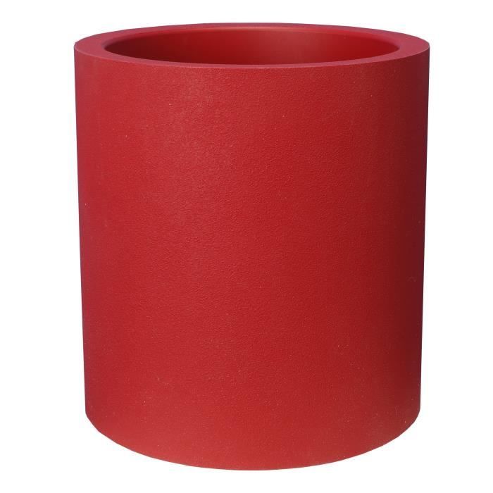 RIVIERA Bac Granit rond - 40 cm - Rouge