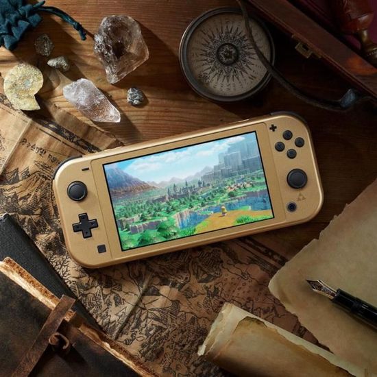 Nintendo Switch Nintendo Switch Lite Hyrule Edition Console portable Nintendo Switch Lite • Édition Limitée Hyrule +
