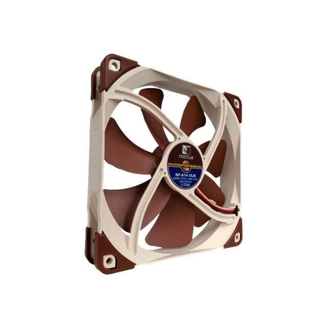 Noctua NOC-NF-A14-ULN Boitier PC Ventilateur 14 cm Beige, Marron 1 pièce(s) Multicolore - vue 3