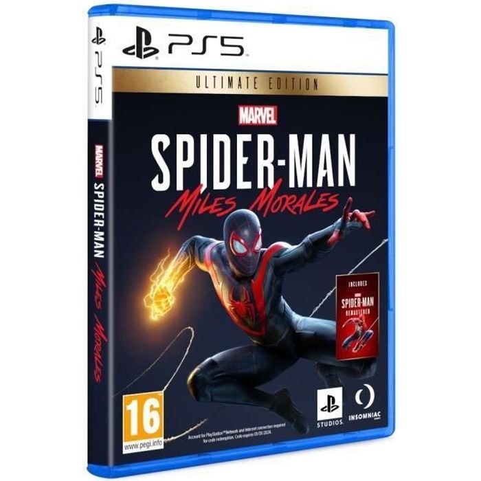 Sony Marvel' Spider Man : Miles Morales PS5 Jeu d'Action Ultimate Edition Version Physique avec CD En Français 1 joueur PEGI 16 Pour PlayStation 5 - vue 8