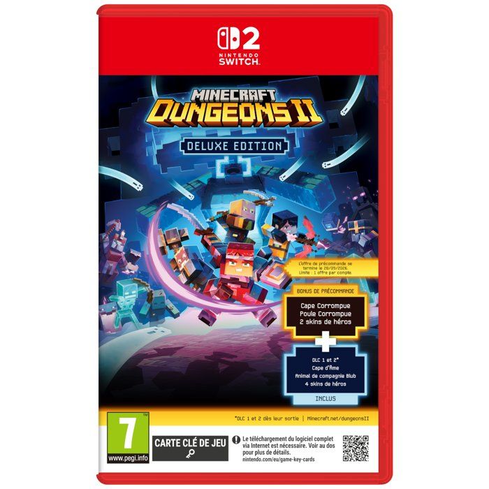 Minecraft Dungeons 2 Deluxe Edition • Jeu Nintendo Switch 2