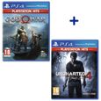 Pack 2 Jeux PS4 PlayStation Hits : God of War + Uncharted 4: A Thief's End-0