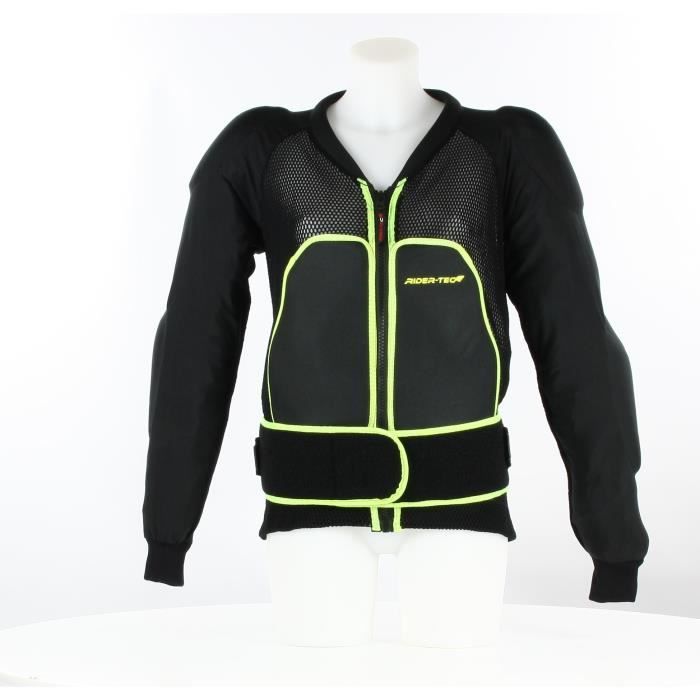 Plastron Gilet Moto Cross Armure Protecteur Le Dos et la Poitrine pour Moto v/élo Ski L M Blouson de Motard Gilet Protection XL S