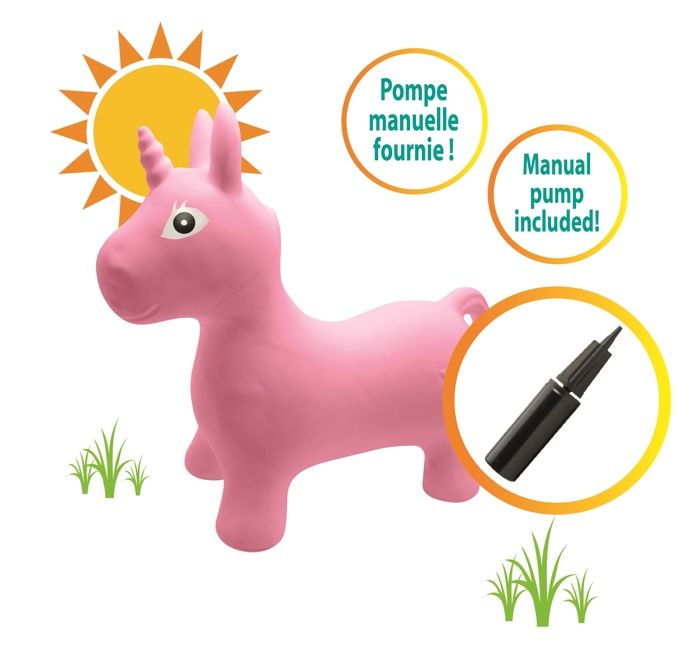 Porteur - LEXIBOOK - Licorne Sauteuse Gonflable en Peluche - Housse  Amovible - Pour Enfant à partir de 3 ans - Cdiscount Jeux - Jouets