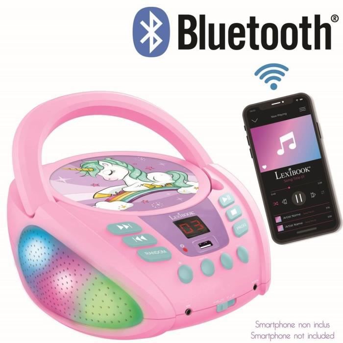 Lecteur Cd Bluetooth La Reine Des Neiges Avec Effets Lumineux - Radio CD-K7  BUT