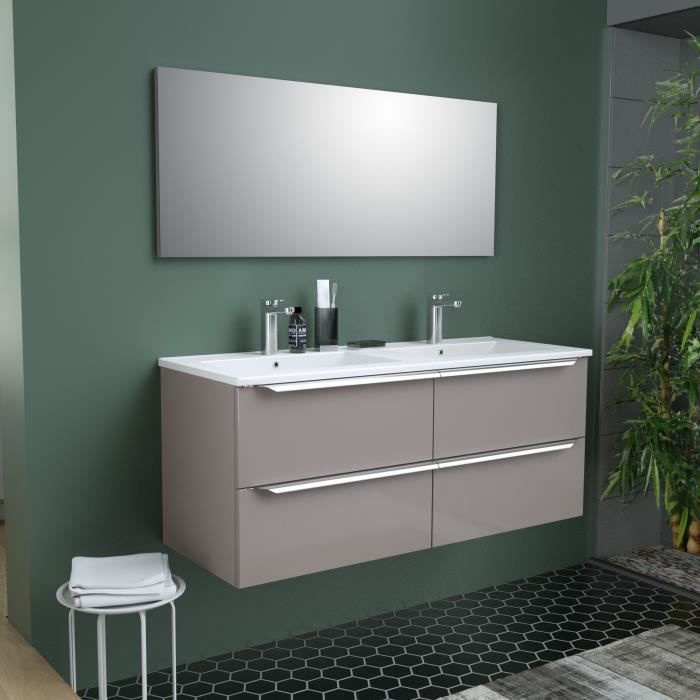 Meuble Salle De Bain Beige Cdiscount Maison