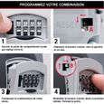 Boite à clés sécurisée - MASTER LOCK - 5400EURD - Format M - Avec anse - Select Access Partagez vos clés en toute sécurité-7