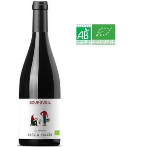 VIN ROUGE Les Monts Barc & Vallées Bourgueil - Vin rouge de 