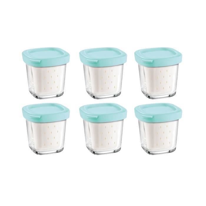 Pack Spécial : Yaourtière SEB multidelices 12 pots YG6581FR + 6 pots de  yaourt SEB XF100101 - Cdiscount Electroménager