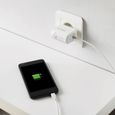 PNY Chargeur Secteur Micro-USB avec câble intégré pour Téléphone portable / Tablette 12 W Blanc-2