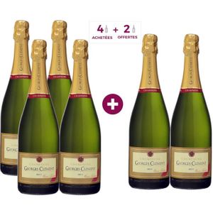 CHAMPAGNE 4 achetées + 2 offertes - Champagne Georges Clément Brut Tradition
