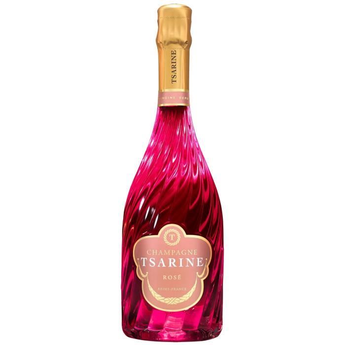 Champagne Tsarine Rose Lux 75 Cl Bouteille Illuminee La Cave Cdiscount