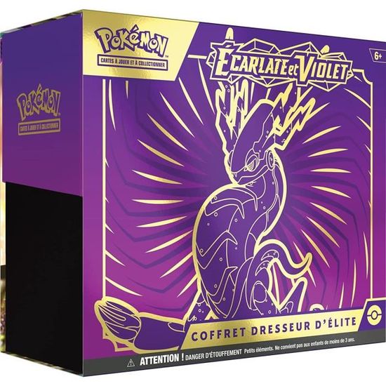 Coffret Premium Pokémon Écarlate et Violet - 10 cartes promo + 7 boosters -  Cdiscount Jeux - Jouets