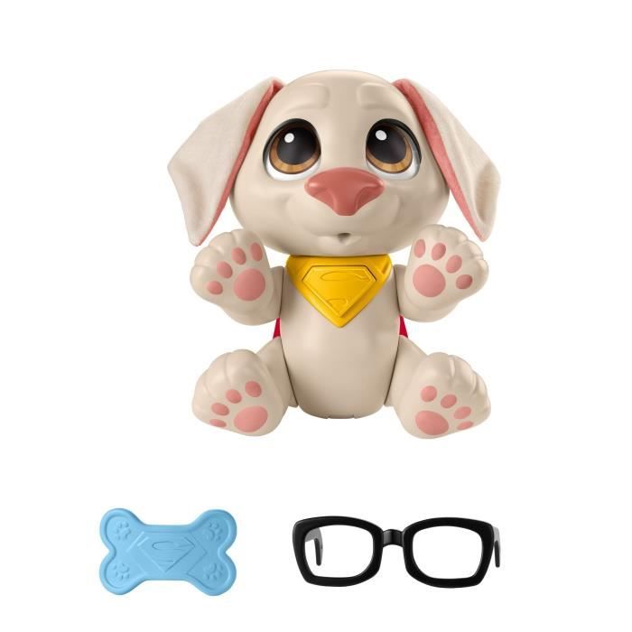 Coffret Batman Et Ace – Figurines Articulées 15 Et 10 Cm, Grappin – Krypto Super-chien – Dès 3 Ans