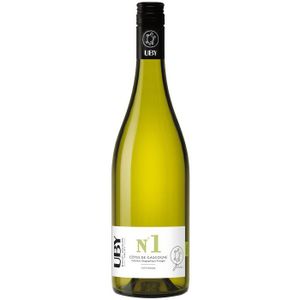 VIN BLANC UBY N°1 Côtes de Gascogne Sauvignon Gros Manseng Vin Blanc