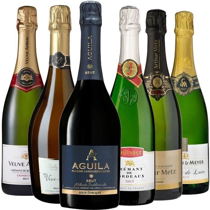 Coffret bouteilles de vins Ca pétille spécial Champagne & Crémant