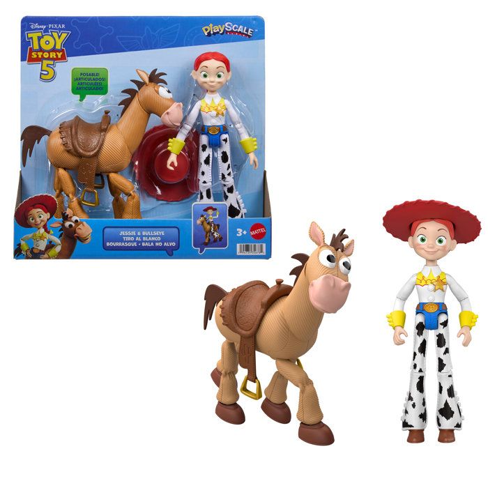 Disney Pixar Disney · Pixar Toy Story 5 Coffret de 2 figurines articulées Jessie et Pile Poil - vue 9