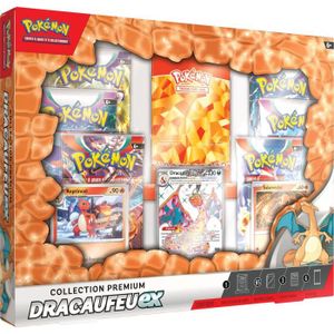 CARTE A COLLECTIONNER Coffret Premium Dracaufeu ex - Pokémon - ASMODEE -