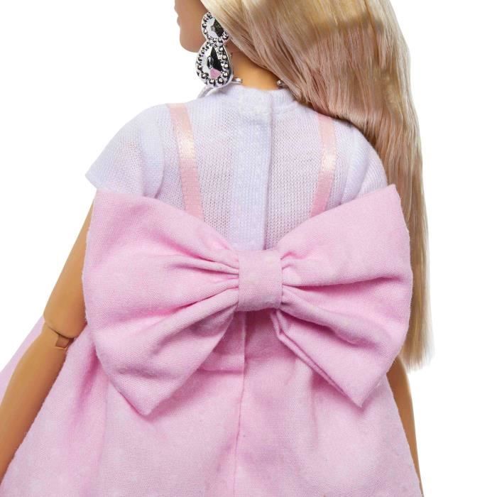 Barbie Deluxe Style Poupée Barbie blonde à robe rose pastel | Mattel