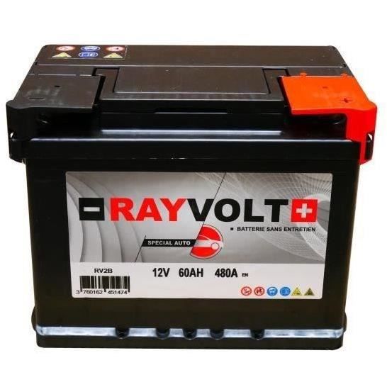 Batterie auto RAYVOLT RV2B 60AH 480A