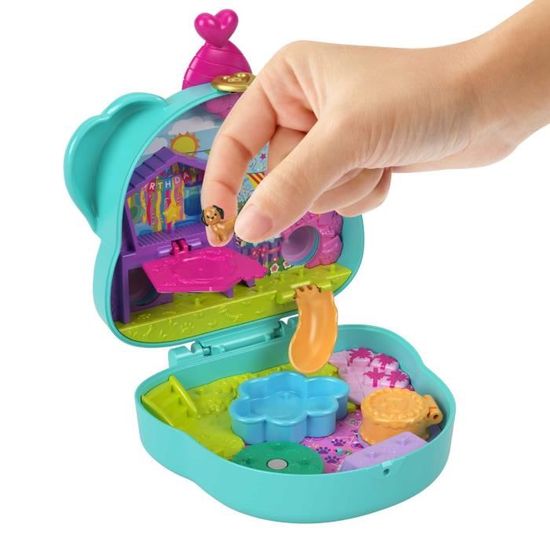 Coffret Anniversaire Chien - Polly Pocket - Mini-Univers - 17 éléments -  Pour filles de 4 ans et plus - Cdiscount Jeux - Jouets