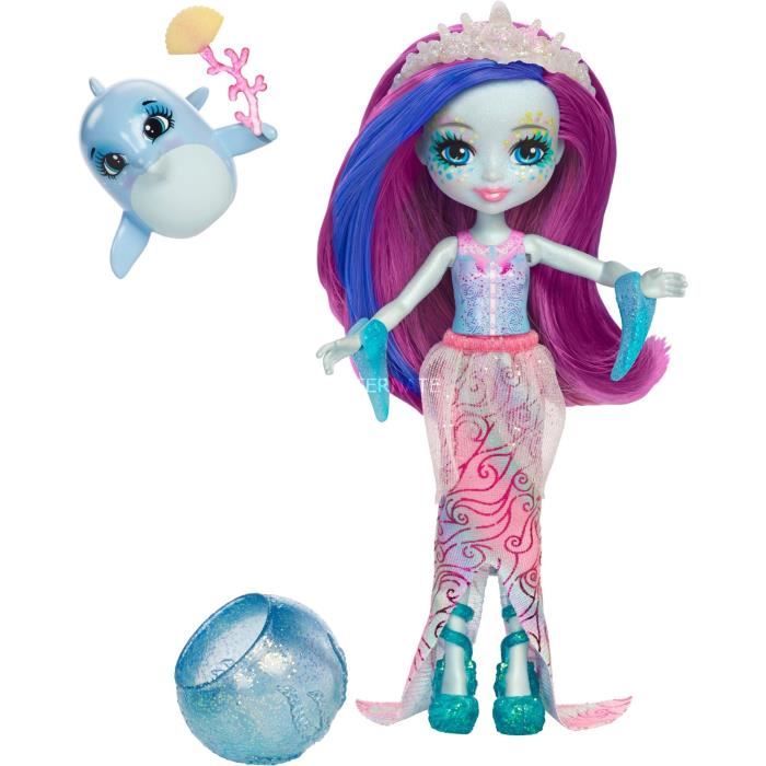 ENCHANTIMALS Mini poup e Cheveux Magiques Dauphin Cdiscount
