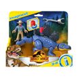 FISHER - PRICE IMAGINEXT -  Jurassic World - Stegosaurus Et Personnage - Figurine d'action 1er age - 3 ans et +-5