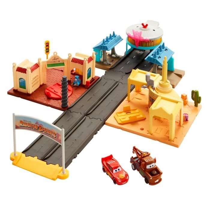 TOPLIVING Poste De Police Accessoire Rail Chemin De Fer Bois - Compatible Toutes Marques