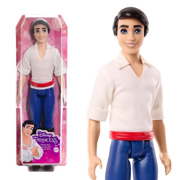 Poupée Prince Eric - Disney Princess - Modèle HLV97 - Poupée Mannequin Disney
