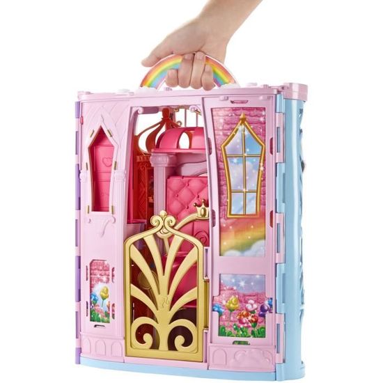 chateau arc en ciel barbie
