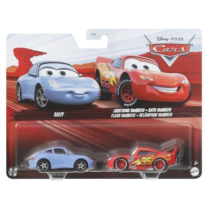 Cars Disney Pixar Pack de 2 Véhicules modèle aléatoire Petite Voiture et + Disney Pixar Cars DXV99