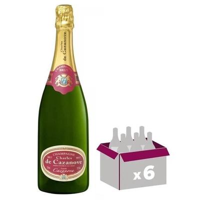 CHARLES DE CAZANOVE Champagne x6