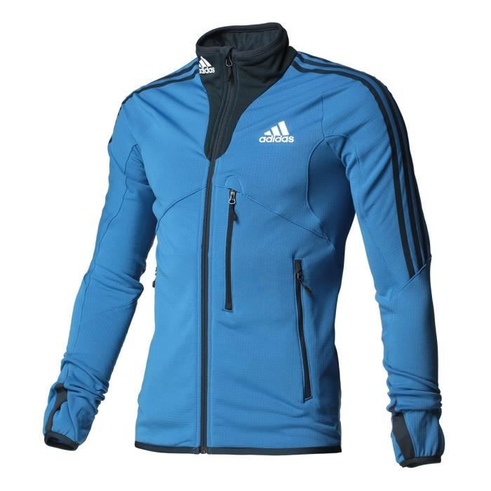 veste adidas bleu homme