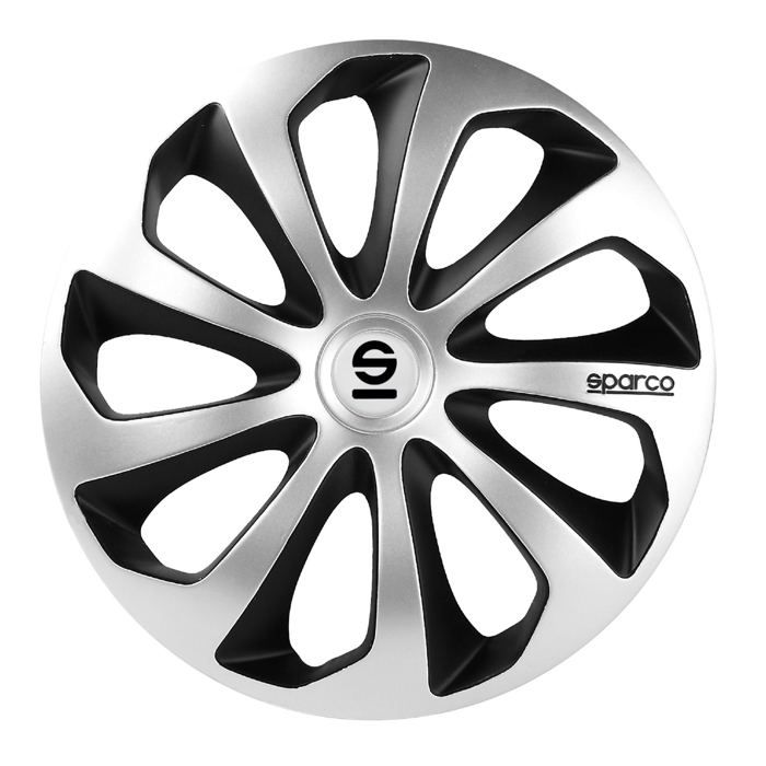 4 ENJOLIVEURS DE ROUES SPARCO TREVISO 16 GRIS - Feu Vert
