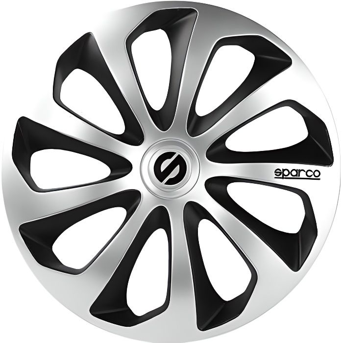 SPARCO 4 Enjoliveurs de roues - Sicilia - SPC1673SVBK - 16\