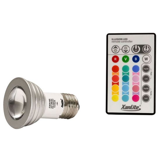 XANLITE LED Taschenlampe - 600 Lumen, 3 Lichtmodi, Inkl. Batterien, Schwarz (TO600M)