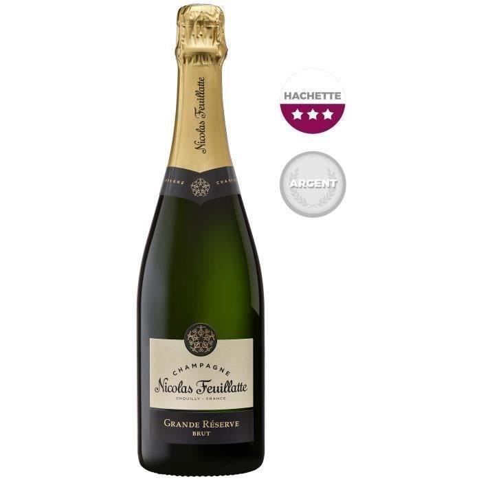 Champagne Nicolas Feuillatte Grande Rserve - Brut - 6 x 75 cl - La cave  Cdiscount