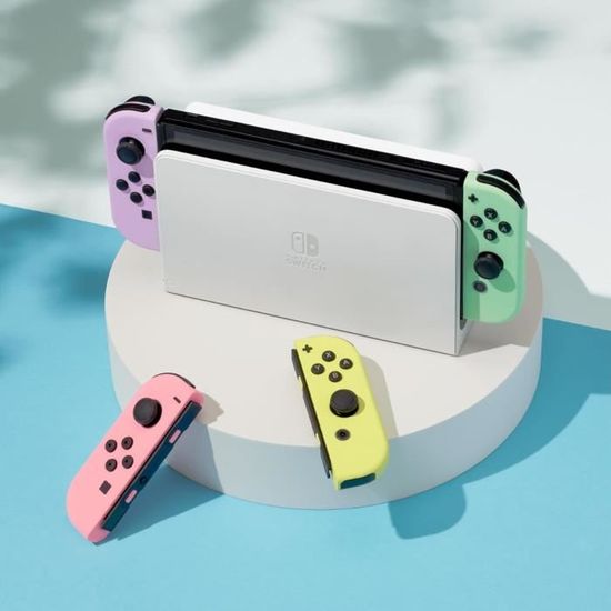 Manettes Joy-Con Nintendo Switch - Couleur Violet Néon (Paire) - Officielles - Neuf Sous Blister